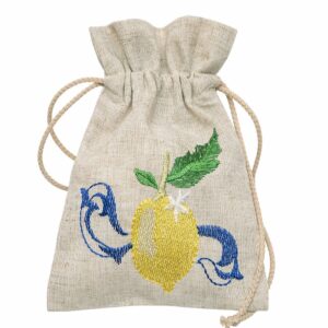 1136.75.03.0 11X19 ΠΟΥΓΚΙ ΛΕΜΟΝΙΑ ΜΠΛΕ ΦΟΝΤΟ (ΛΙΝΟ)